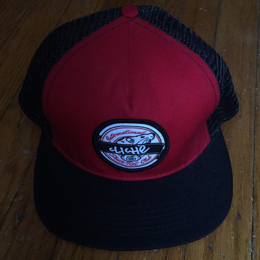 Cliche Skate Trucker Hat!